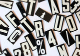 Vintage Metal Letters & Numbers