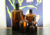 Science Apothecary Jars - Amber