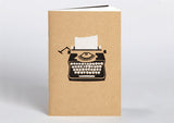 Ask Alice Notebook - Typewriter