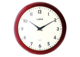 School Wall Clock - Red