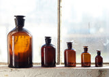Science Apothecary Jars - Amber