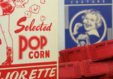 Vintage Majorette Circus Popcorn Box