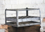 Vintage Metal Bottle Crate