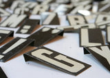 Vintage Metal Letters & Numbers