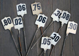 Vintage Cash Register Price Tags