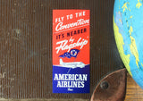 Vintage American Airlines Luggage Tag/Sticker