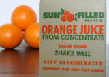 Vintage Orange Juice Carton