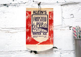 Vintage Frosted Pop Bag