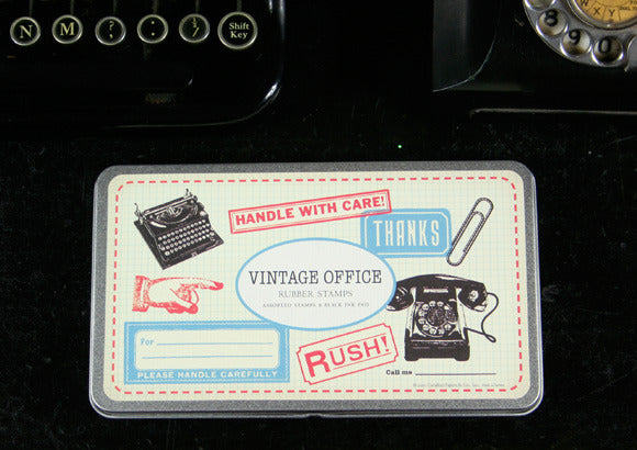 Cavallini And Co Vintage Office Stamp Set