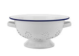 Falcon Enamel Colander - White