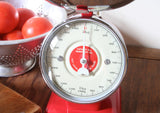 Red Retro Kitchen Scales