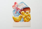 Vintage Happy Easter Card Gift Tag