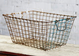 Vintage Metal Wire Basket