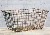 Vintage Metal Wire Basket