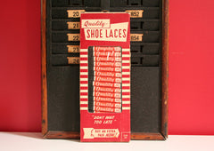 Vintage Shoes Laces Packaging and Laces