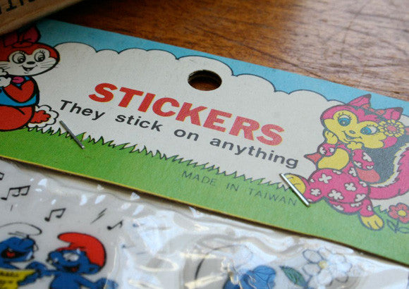 Vintage Smurfs Stickers — Vintage and Nostalgia Co.