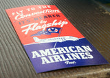 Vintage American Airlines Luggage Tag/Sticker