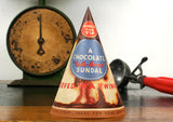 Vintage Chocolate Sundae Cone