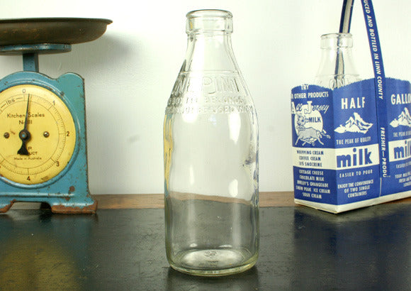 Vintage Milk Bottle - One Pint