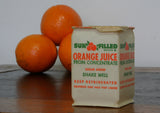 Vintage Orange Juice Carton
