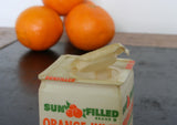 Vintage Orange Juice Carton