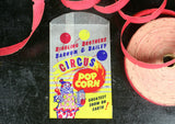 Vintage Circus Popcorn bag