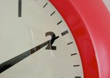 School Wall Clock - Red